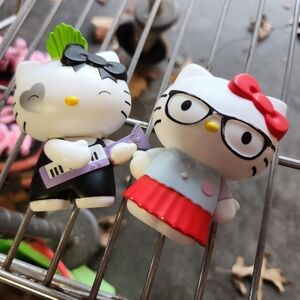 Sanrio Hello Kitty Dolls with Red and Black Accents